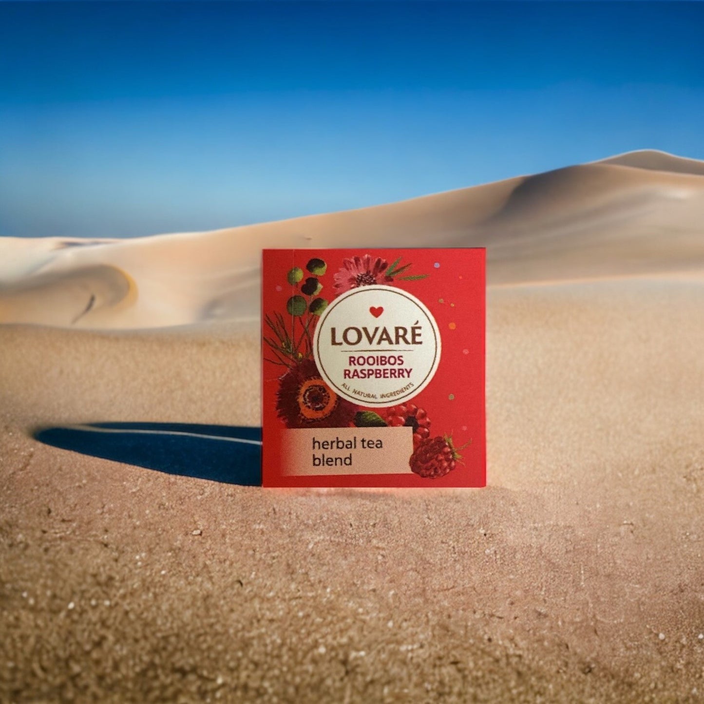 SOON TO COME: Lovaré Rooibos Raspberry 24st tepåsar 48g