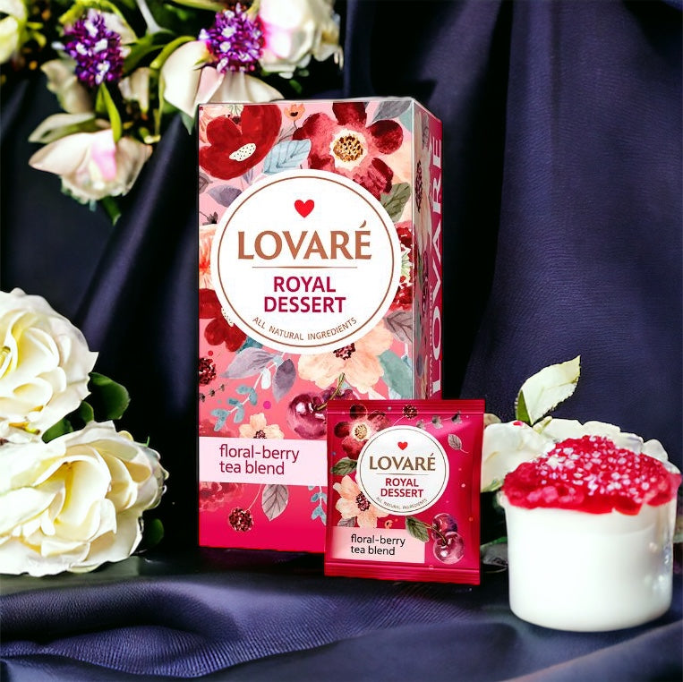 Lovaré Royal Dessert Tea 24 tea bags 48g