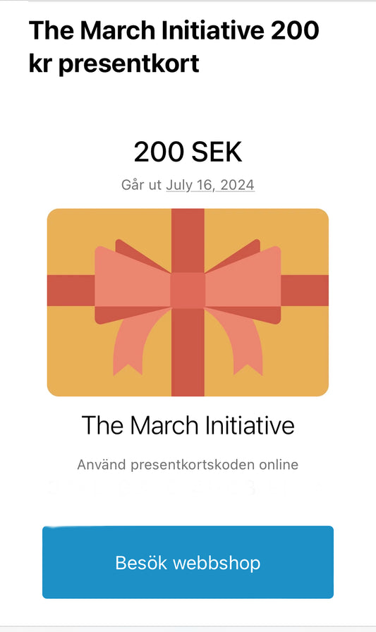 THE MARCH INITIATIVE PRESENTKORT