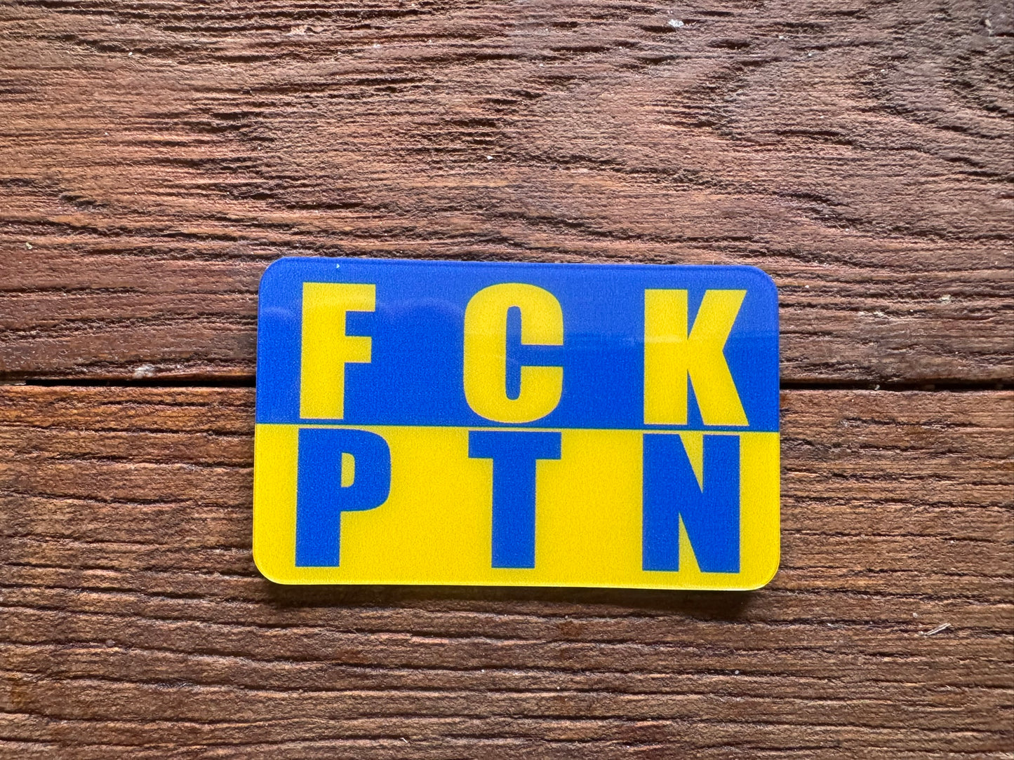 Kylskåpsmagnet "FCK PTN"