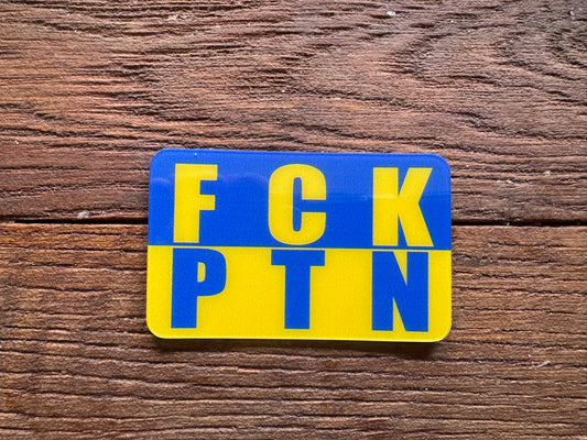 Kylskåpsmagnet "FCK PTN"