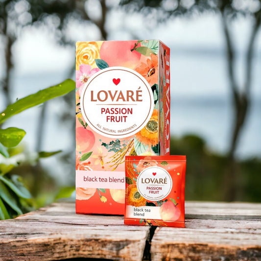 Lovaré Passion Fruit tea 24st tepåsar 48g