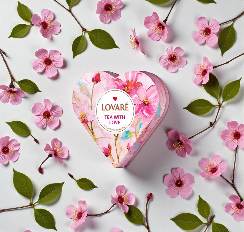 Lovaré Gift box Tea with Love Set 34 tea pyramids 68g