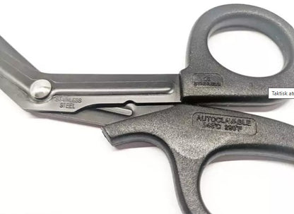 Taktisk atraumatisk sax svart 19cm